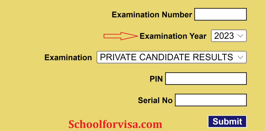 WAEC Result Exam Year