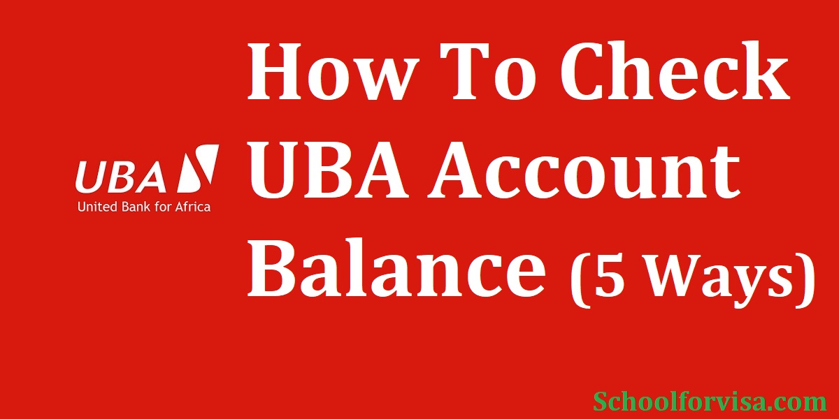 How To Check UBA Account Balance