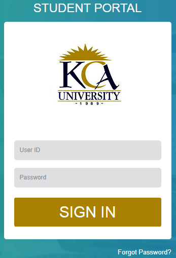 KCA Virtual Campus Portal Login